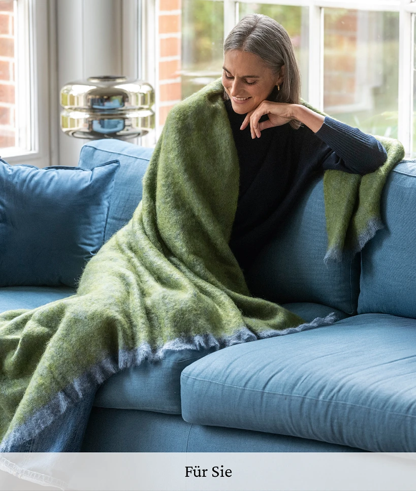 Fur Sie Mohair-Plaid